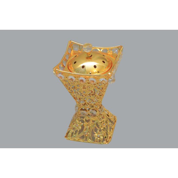 Golden incense burner